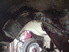 Some more riveted & fillered in plates around the inner wheel arch