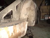 Under body, dirty but not rusty.
