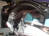 all welded in & ground flat