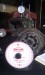 Setting up to time in camshaft.  1st find TDC & set up protractor on crank & a pointer to 0'