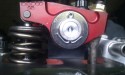 Closeup of valve shut.