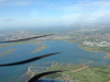 salt marshes Chichester estuary (through prop on starboard side)