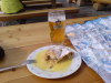 Beer, strudle and CUSTARD.