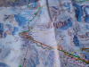 Cable car 141 the route up from Campitello village onto the Sella Ronda