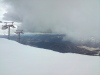 At the top Last ski day, the last ski